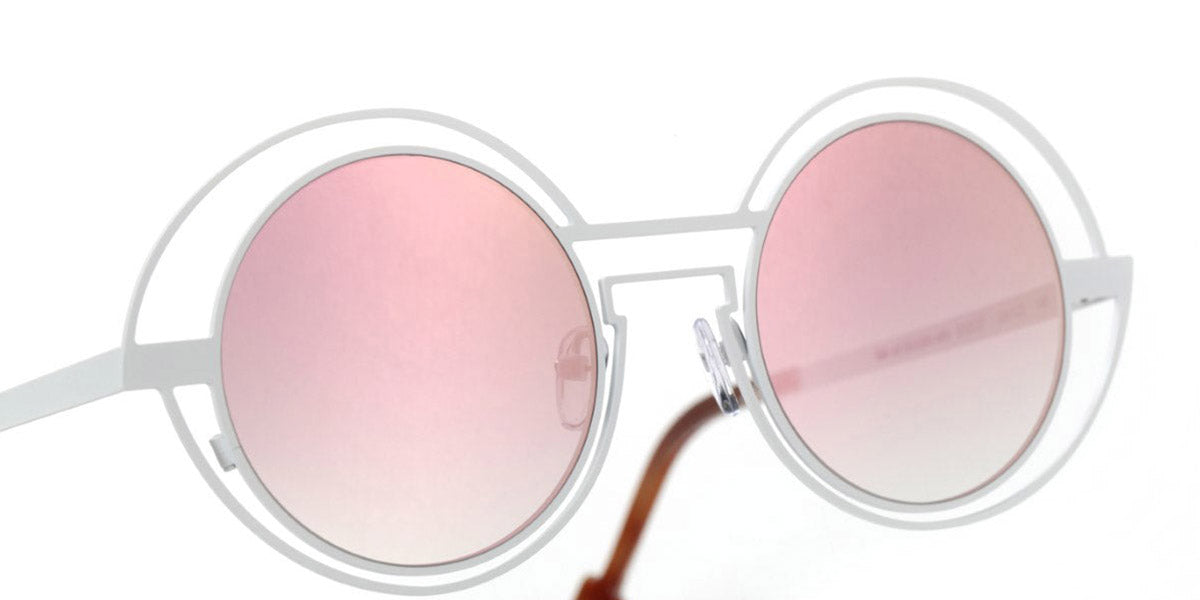 Sabine Be® Be Val De Loire Wire Sun SB Be Val De Loire Wire Sun 123 50 - Satin White Sunglasses