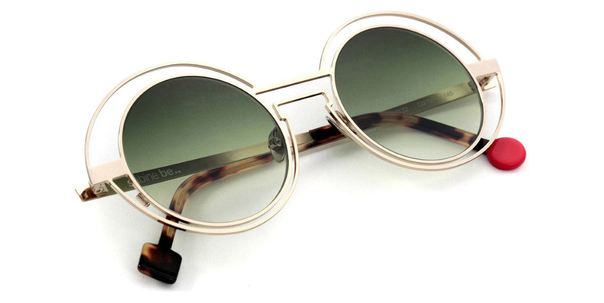 Sabine Be® Be Val De Loire Wire Sun SB Be Val De Loire Wire Sun 129 50 - Polished Pale Gold Sunglasses