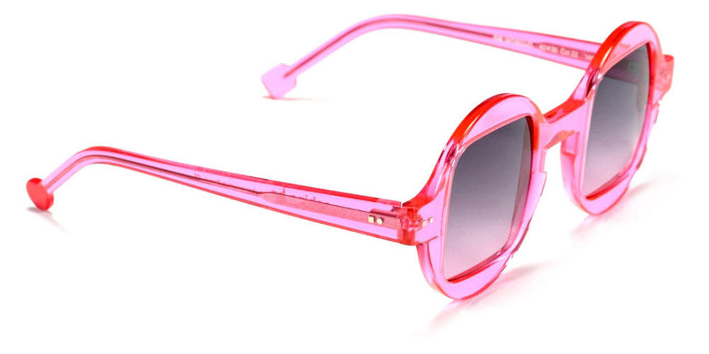 Sabine Be® Be Whaouh ! Sun SB Be Whaouh ! Sun 08 42 - Shiny Translucent Neon Pink Sunglasses