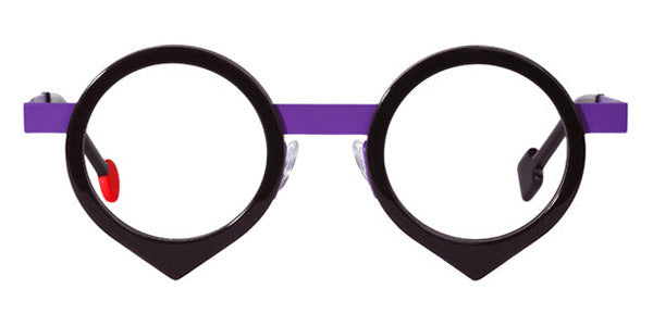 Sabine Be® Be Yang SB Be Yang 246 43 - Shiny Dark Choco / Satin Purple Eyeglasses