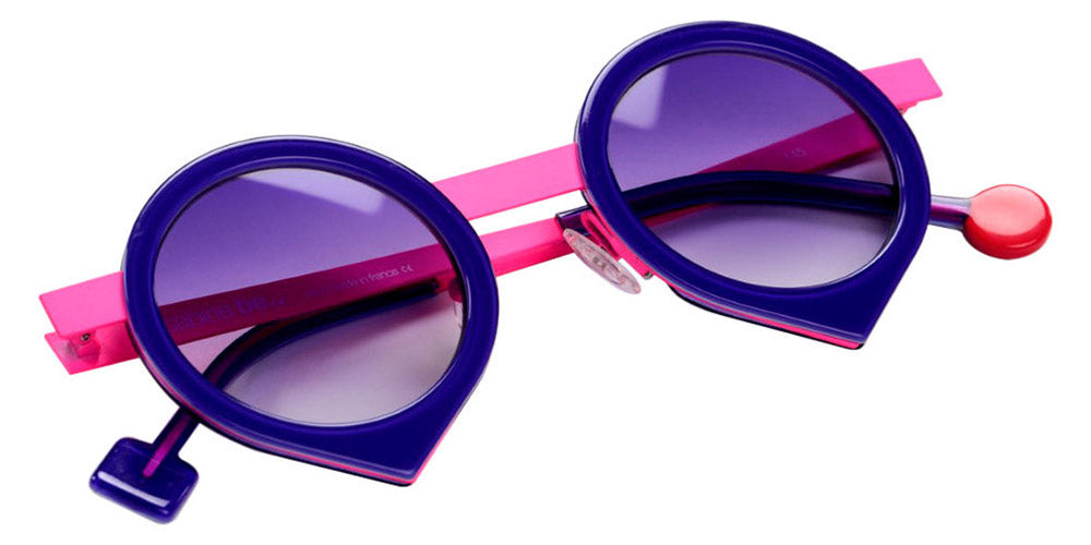 Sabine Be® Be Yang Sun SB Be Yang Sun 241 43 - Shiny Purple / Satin Neon Pink Sunglasses