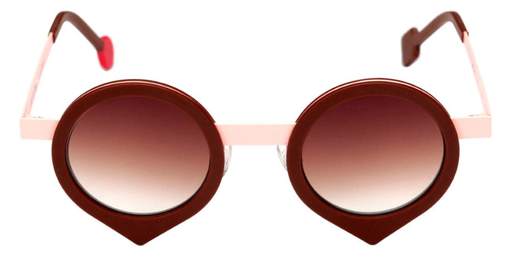 Sabine Be® Be Yang Sun SB Be Yang Sun 242 43 - Matte Brown / Satin Salmon Sunglasses