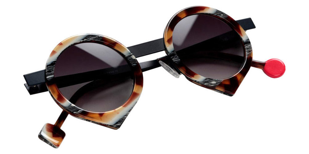 Sabine Be® Be Yang Sun SB Be Yang Sun 243 43 - Shiny Vintage Tortoise / Satin Shiny Navy Blue Sunglasses