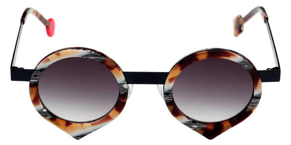 Sabine Be® Be Yang Sun SB Be Yang Sun 243 43 - Shiny Vintage Tortoise / Satin Shiny Navy Blue Sunglasses