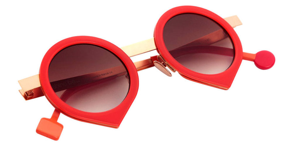 Sabine Be® Be Yang Sun SB Be Yang Sun 244 43 - Shiny Orange / Polished Rose Gold Sunglasses