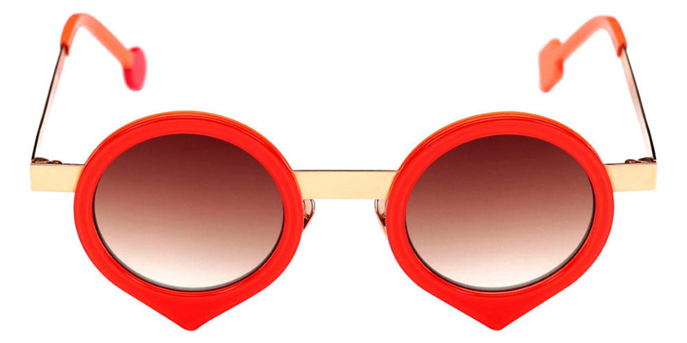 Sabine Be® Be Yang Sun SB Be Yang Sun 244 43 - Shiny Orange / Polished Rose Gold Sunglasses