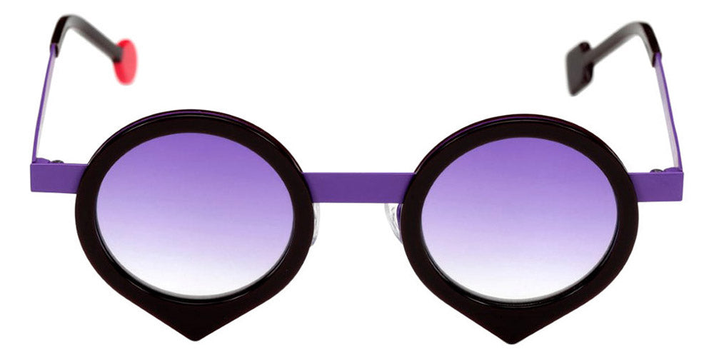 Sabine Be® Be Yang Sun SB Be Yang Sun 246 43 - Shiny Dark Choco / Satin Purple Sunglasses