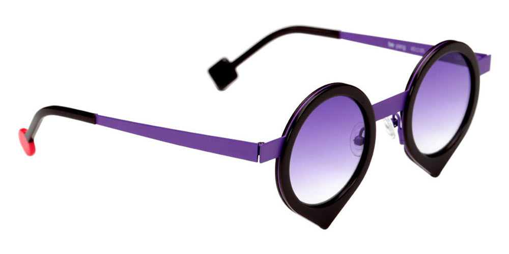 Sabine Be® Be Yang Sun SB Be Yang Sun 246 43 - Shiny Dark Choco / Satin Purple Sunglasses