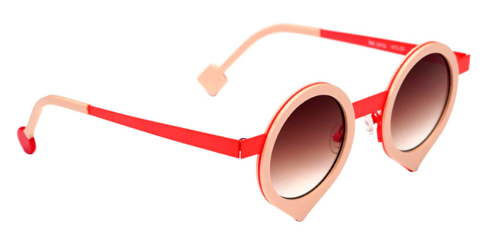 Sabine Be® Be Yang Sun SB Be Yang Sun 247 43 - Shiny Nude / Satin Neon Orange Sunglasses