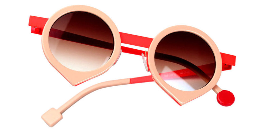 Sabine Be® Be Yang Sun SB Be Yang Sun 247 43 - Shiny Nude / Satin Neon Orange Sunglasses