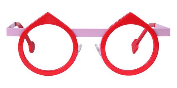 Sabine Be® Be Yin SB Be Yin 24 43 - Shiny Red / Satin Baby Pink Eyeglasses