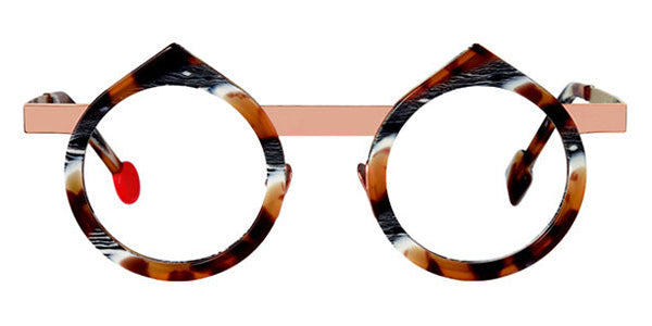 Sabine Be® Be Yin SB Be Yin 250 43 - Shiny Vintage Tortoise / Polished Rose Gold Eyeglasses