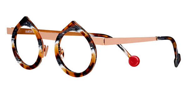 Sabine Be® Be Yin SB Be Yin 250 43 - Shiny Vintage Tortoise / Polished Rose Gold Eyeglasses