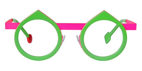 Sabine Be® Be Yin SB Be Yin 253 43 - Shiny Prairie Green / Satin Neon Pink Eyeglasses