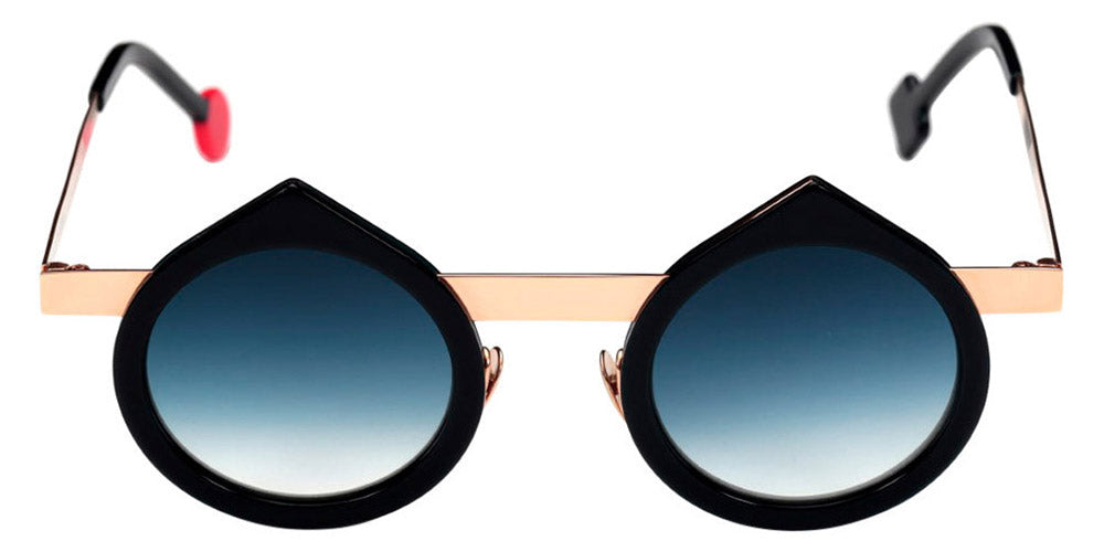 Sabine Be® Be Yin Sun SB Be Yin Sun 252 43 - Shiny Midnight Blue / Polished Rose Gold Sunglasses