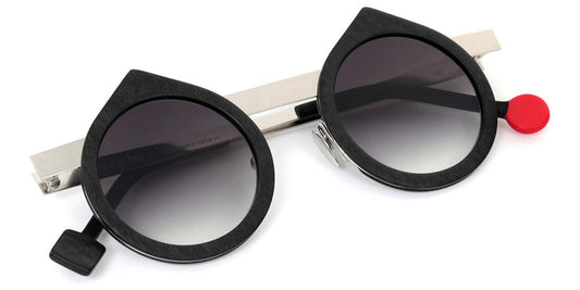 Sabine Be® Be Yin Sun SB Be Yin Sun 519 43 - Matt Marble Mouse Gray / Polished Palladium Sunglasses