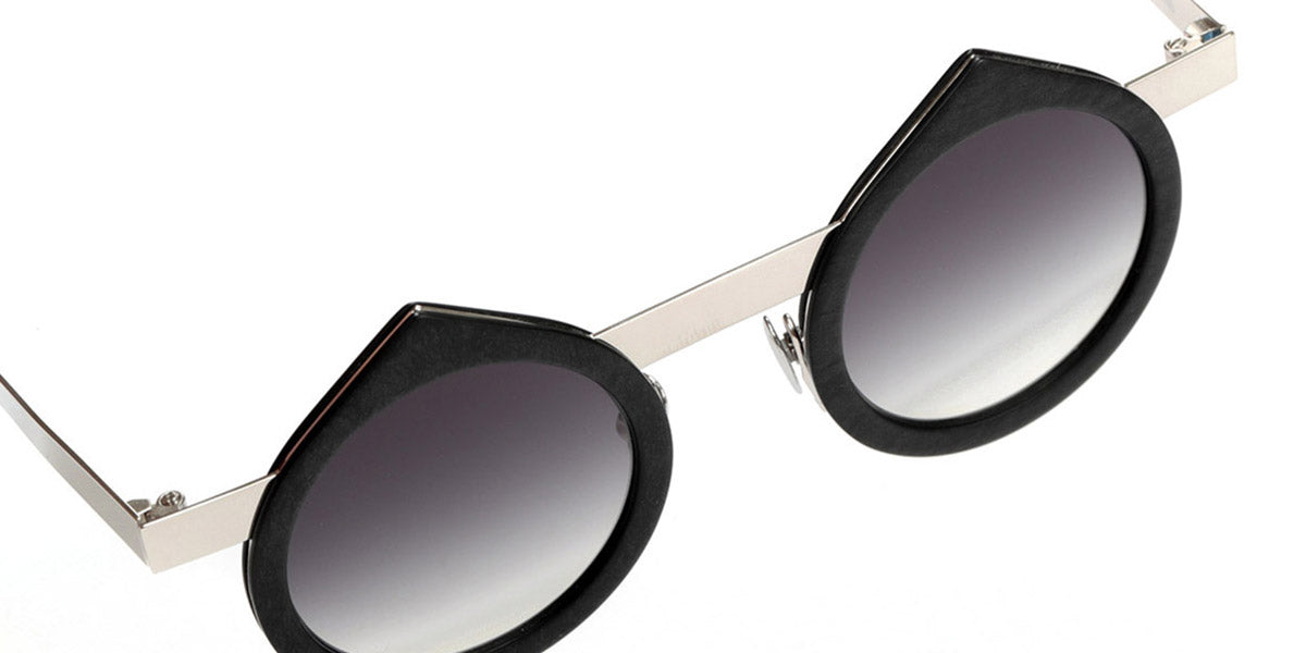 Sabine Be® Be Yin Sun SB Be Yin Sun 519 43 - Matt Marble Mouse Gray / Polished Palladium Sunglasses