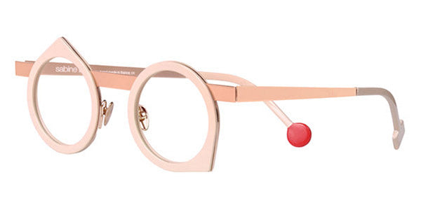 Sabine Be® Be Yoon SB Be Yoon 152 43 - Shiny Nude / Polished Rose Gold Eyeglasses