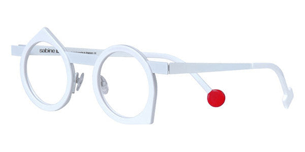 Sabine Be® Be Yoon SB Be Yoon 255 43 - Shiny White / Satin White Eyeglasses