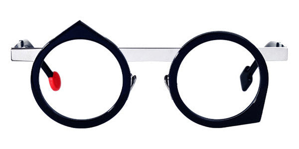 Sabine Be® Be Yoon SB Be Yoon 257 43 - Midnight Navy Blue / Polished Palladium Eyeglasses