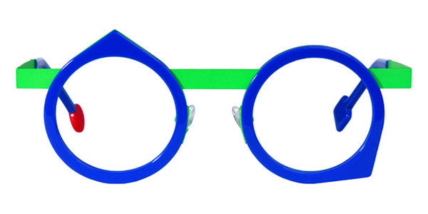 Sabine Be® Be Yoon SB Be Yoon 258 43 - Shiny Blue Klein / Satin Neon Green Eyeglasses