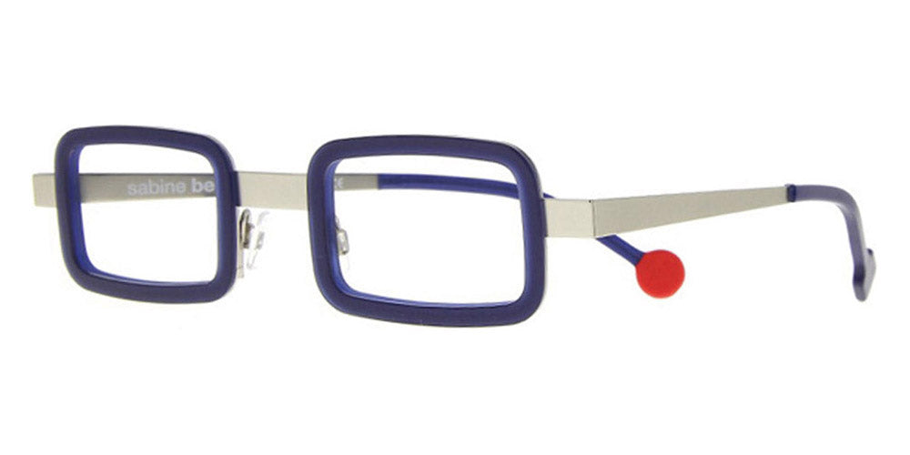 Sabine Be® Be Ziggy SB Be Ziggy 02 42 - Matte Navy Blue / Matte Palladium Eyeglasses