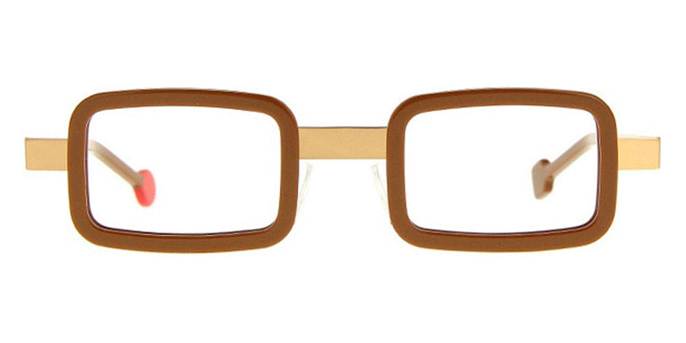 Sabine Be® Be Ziggy SB Be Ziggy 03 42 - Shiny Brown / Polished Rose Gold Eyeglasses