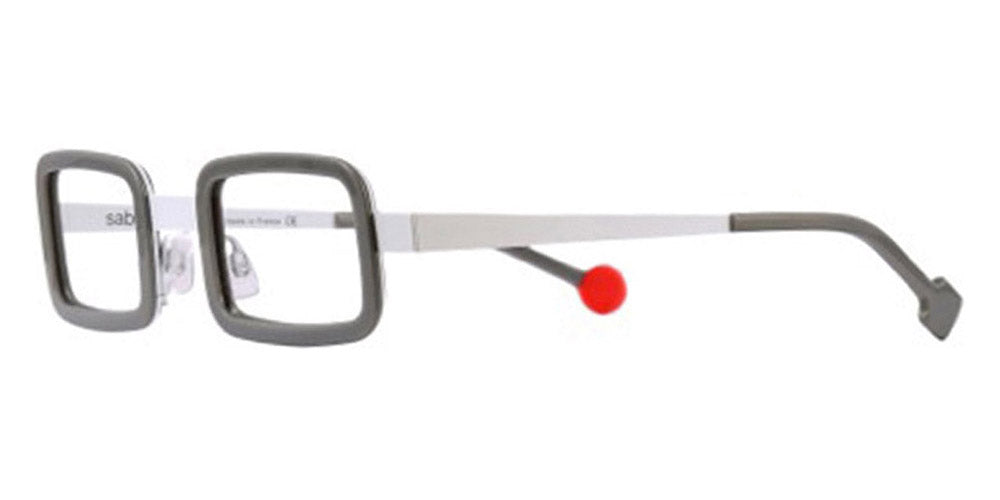 Sabine Be® Be Ziggy SB Be Ziggy 14 42 - Shiny Grey / Satin White Eyeglasses