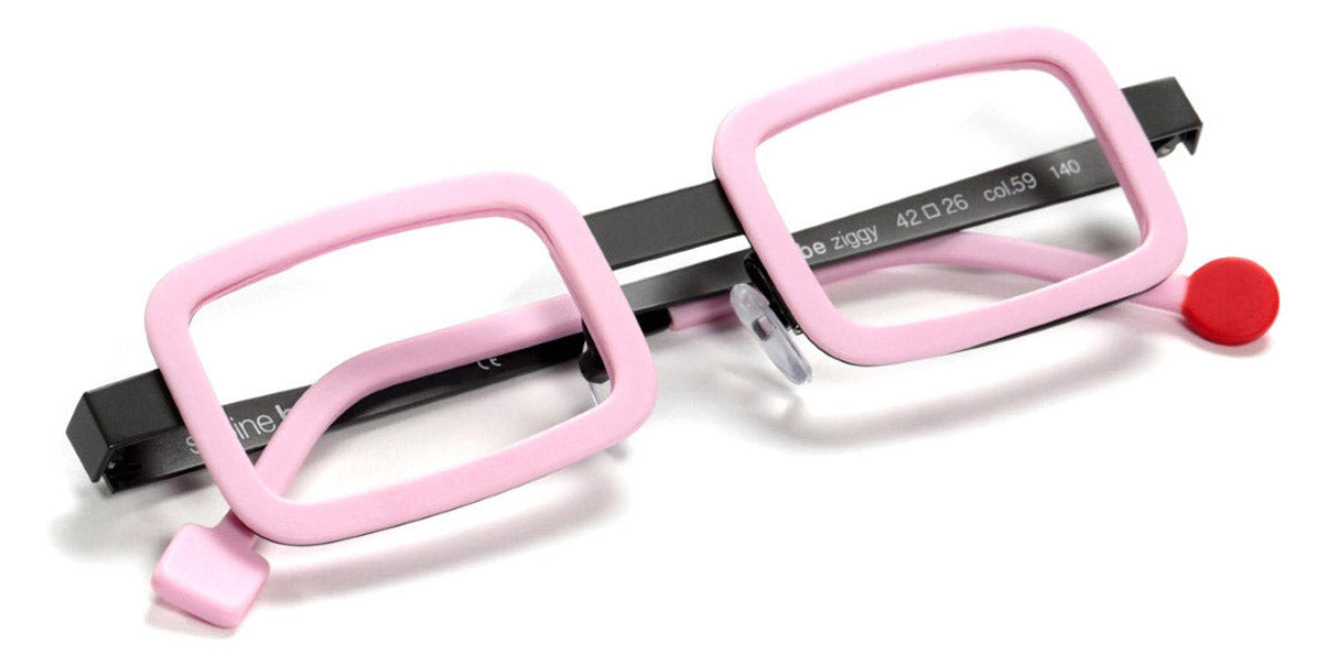 Sabine Be® Be Ziggy SB Be Ziggy 59-3 42 - Matt Baby Pink / Satin Taupe Eyeglasses