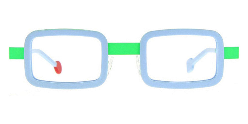 Sabine Be® Be Ziggy SB Be Ziggy 63 42 - Matte Baby Blue / Satin Neon Green Eyeglasses