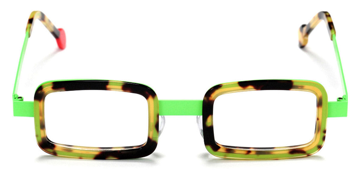 Sabine Be® Be Ziggy SB Be Ziggy 63-3 42 - Shiny Tokyo Scale / Neon Green Satin Eyeglasses