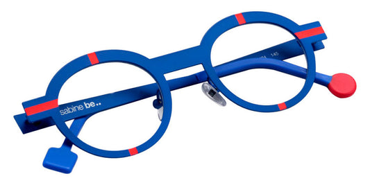 Sabine Be® Be Zinzin SB Be Zinzin 424 44 - Satin Majorelle Blue / Satin Neon Orange Eyeglasses