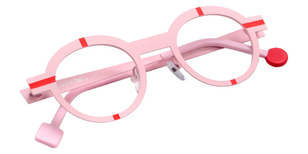 Sabine Be® Be Zinzin SB Be Zinzin 425 44 - Satin Baby Pink / Satin Neon Orange Eyeglasses