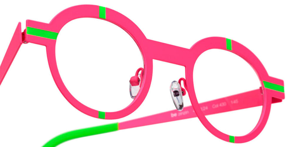 Sabine Be® Be Zinzin SB Be Zinzin 430 44 - Satin Neon Pink / Satin Neon Green Eyeglasses