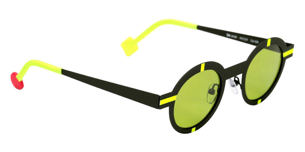 Sabine Be® Be Zinzin Sun SB Be Zinzin Sun 426 44 - Satin Khaki / Satin Neon Yellow Sunglasses