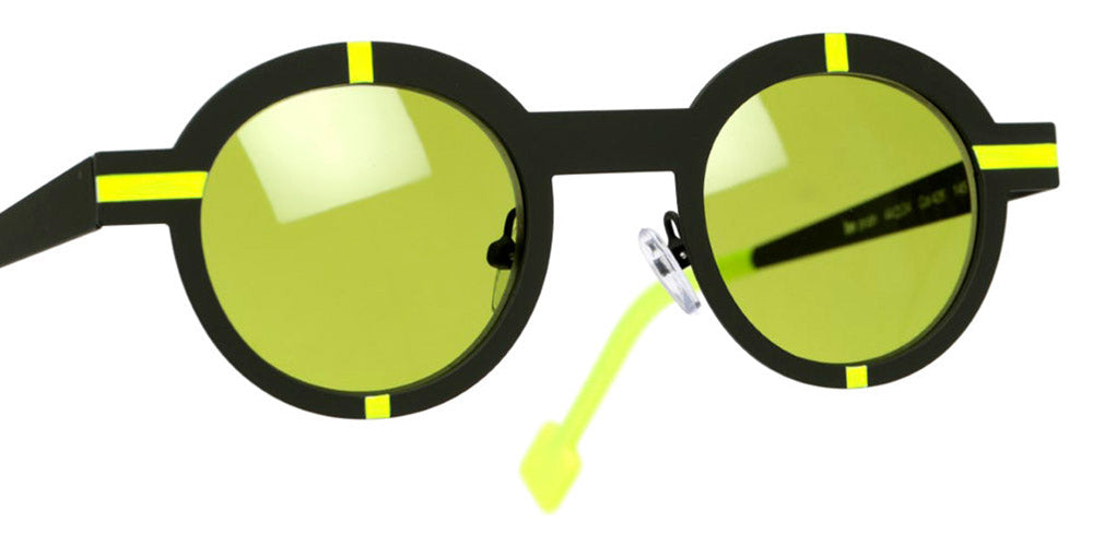 Sabine Be® Be Zinzin Sun SB Be Zinzin Sun 426 44 - Satin Khaki / Satin Neon Yellow Sunglasses