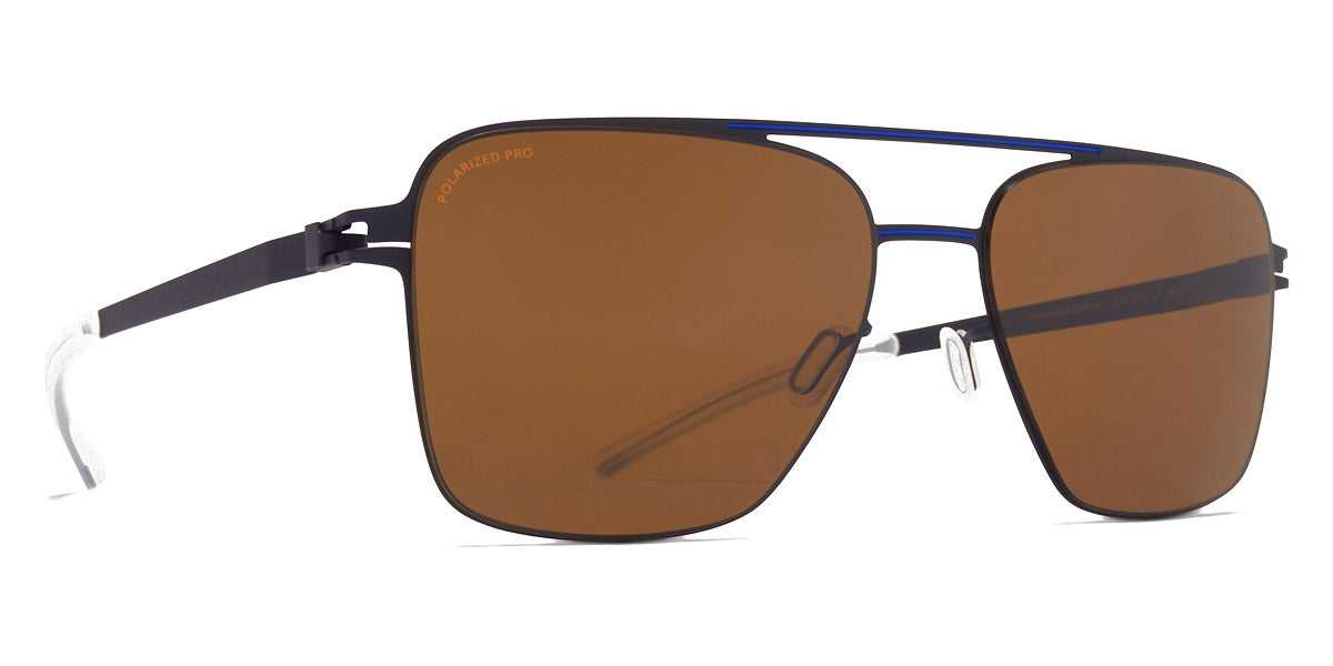 Mykita® BERNIE MYK BERNIE Indigo/Yale Blue / PolPro Amber Brown 56 - Indigo/Yale Blue / PolPro Amber Brown Sunglasses