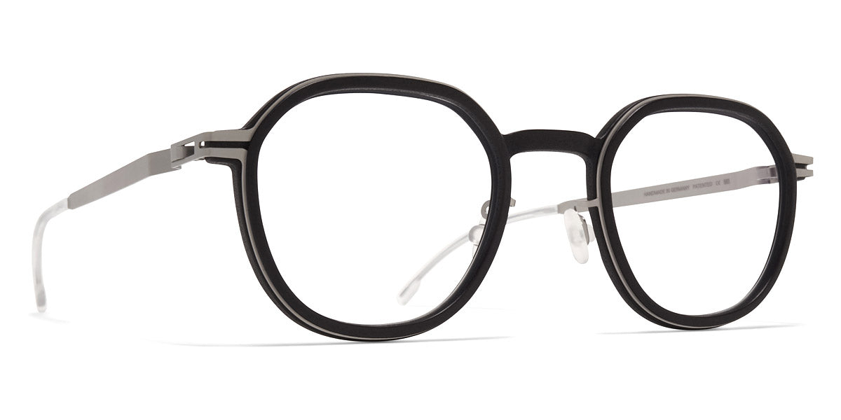 Mykita® BIRCH MYK BIRCH MH49 Pitch Black/Matte Silver 47 - MH49 Pitch Black/Matte Silver Eyeglasses