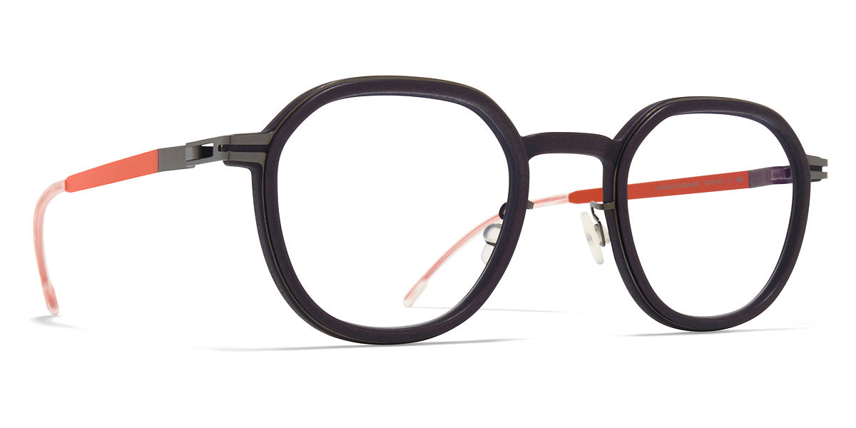 Mykita® BIRCH MYK BIRCH MHL1 Slategrey/SGP/Tangerine 47 - MHL1 Slategrey/SGP/Tangerine Eyeglasses