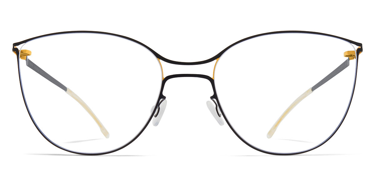 Mykita® BJELLE MYK BJELLE Gold/Jet Black 49 - Gold/Jet Black Eyeglasses