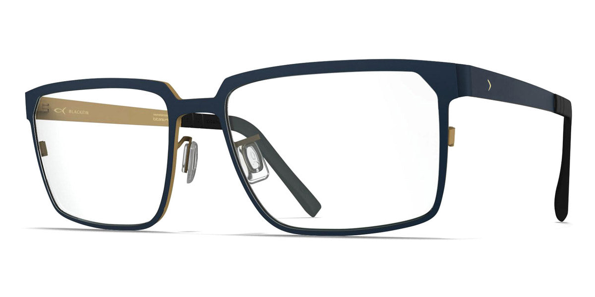 Blackfin® Fairbanks BF Fairbanks 1671 56 - SHADOW DARK BLUE/CURRY YELLOW Eyeglasses