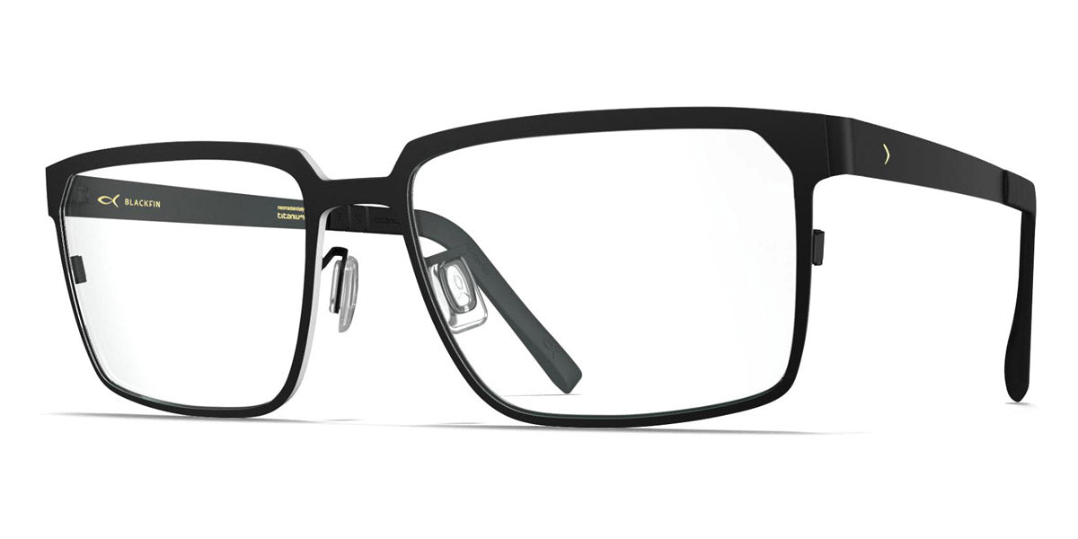 Blackfin® Fairbanks BF Fairbanks 1752 56 - MATT BLACK/FROSTED GRAY Eyeglasses