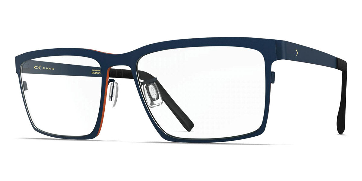 Blackfin® Irvine BF Irvine 1754 56 - SHADOW DARK BLUE/SPACE ORANGE Eyeglasses