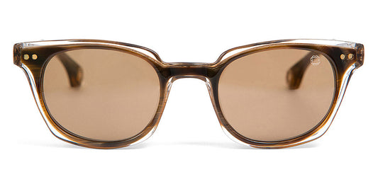 Blake Kuwahara® BLORE SUN BLK BLORE SUN BROWN HORN 45 - BROWN HORN Sunglasses