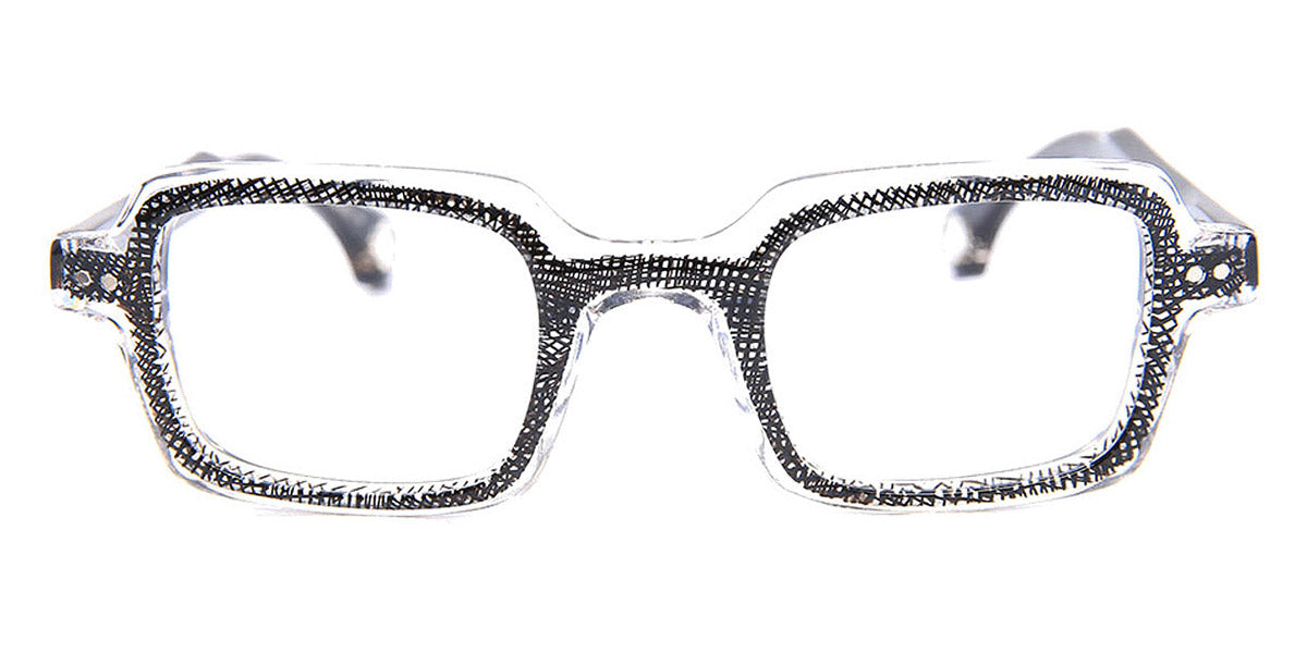 Blake Kuwahara® CORTONA BLK CORTONA BLACK WEAVE 46 - BLACK WEAVE Eyeglasses