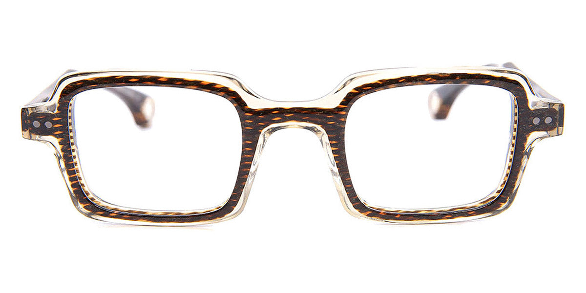 Blake Kuwahara® CORTONA BLK CORTONA BROWN WEAVE 46 - BROWN WEAVE Eyeglasses