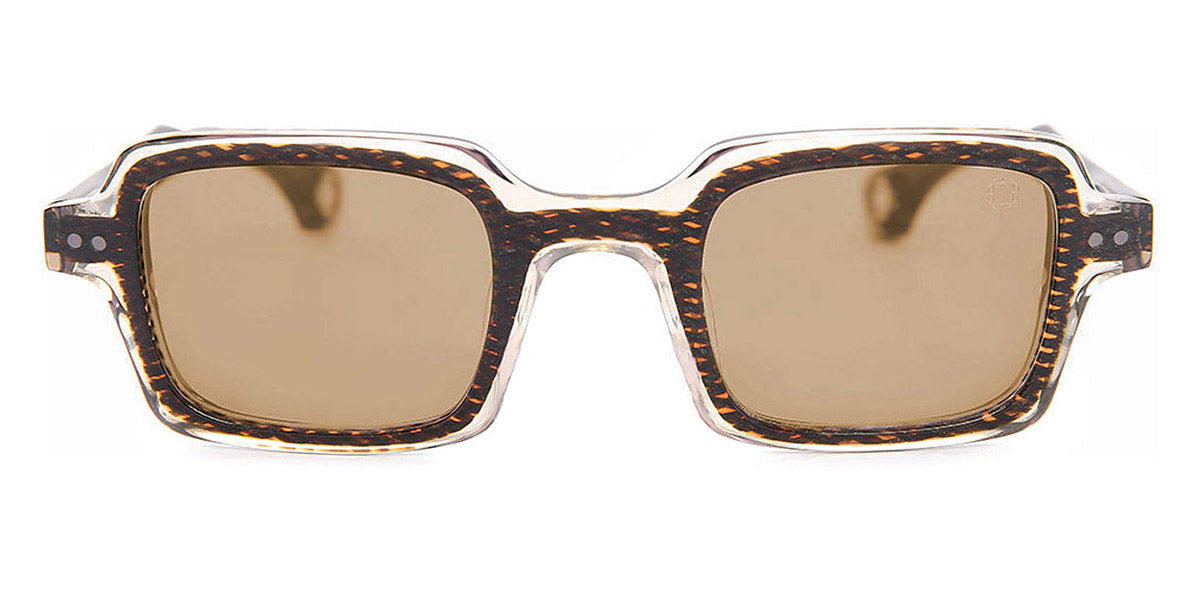 Blake Kuwahara® CORTONA SUN BLK CORTONA SUN BROWN WEAVE 46 - BROWN WEAVE Sunglasses