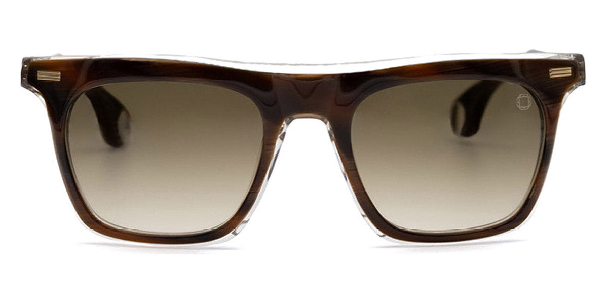 Blake Kuwahara® DEATON SUN BLK DEATON SUN BROWN HORN 51 - BROWN HORN Sunglasses