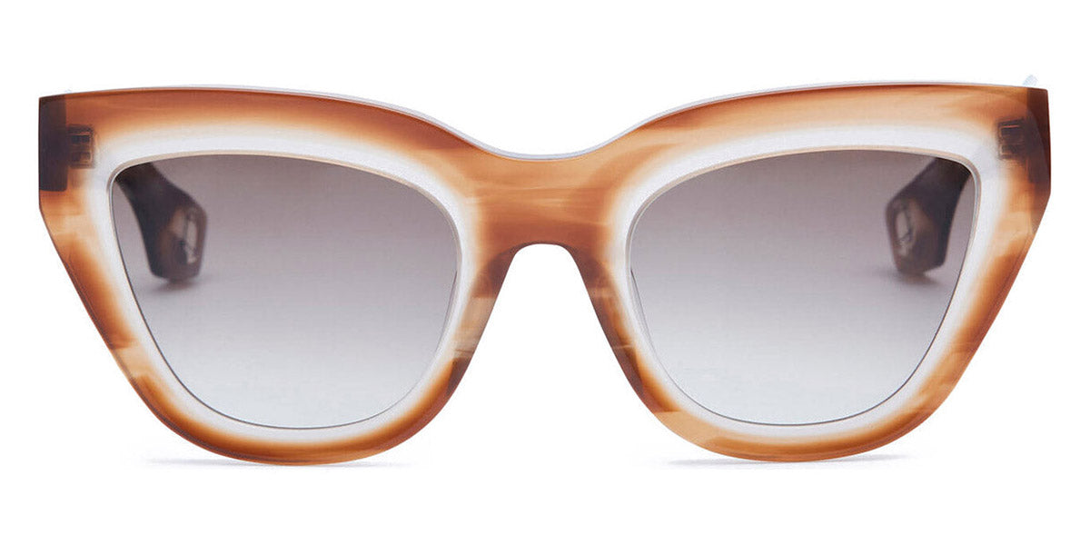 Blake Kuwahara® HALL SUN BLK HALL SUN AMBER HORN 52 - AMBER HORN Sunglasses