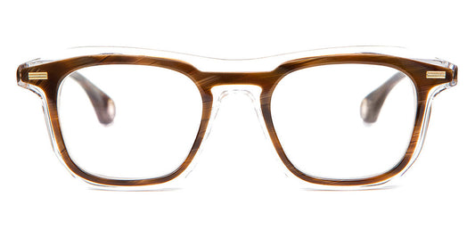 Blake Kuwahara® OWINGS BLK OWINGS BROWN HORN 48 - BROWN HORN Eyeglasses